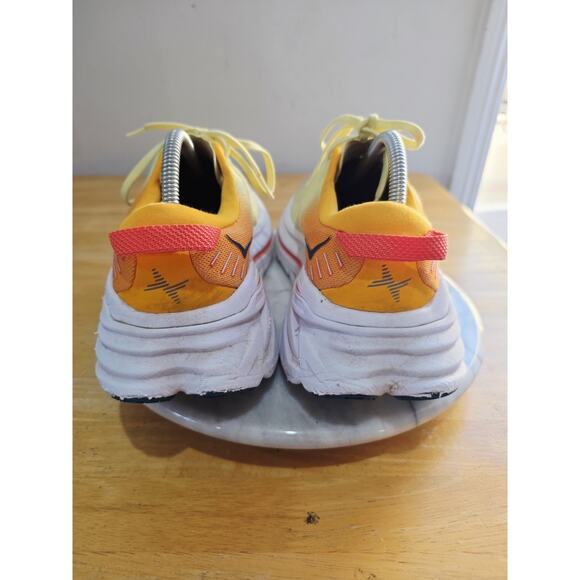 Hoka One One Womens Bondi X 1113513 YPRY Orange Running Shoes Sneakers Size 10.5 - Picture 3 of 9